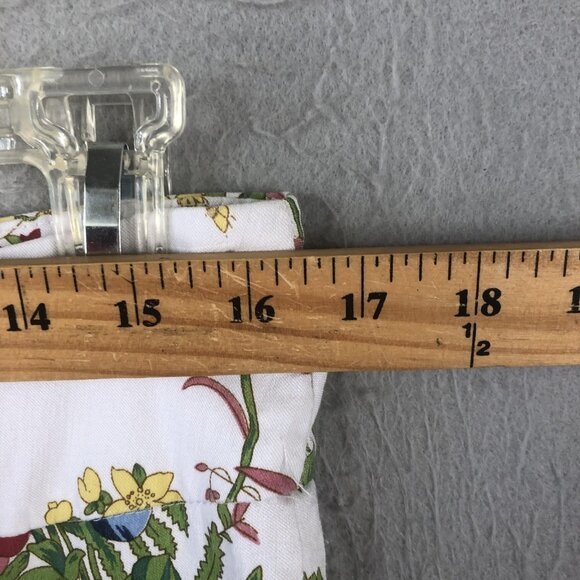 Joseph Ribkoff Pants Womens 16 Multicolor Floral Print Cropped Stretch Canada - Picture 5 of 15